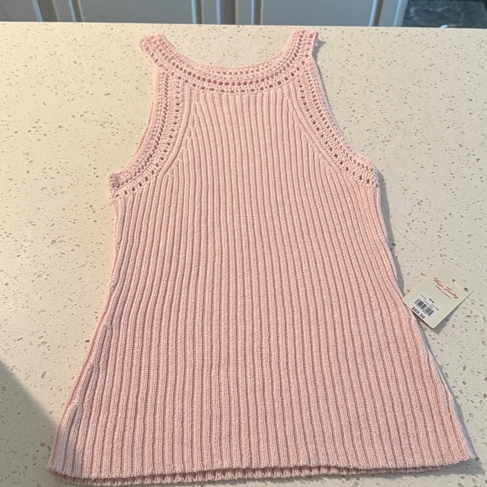 Lucky Brand Light Pink Knit Top